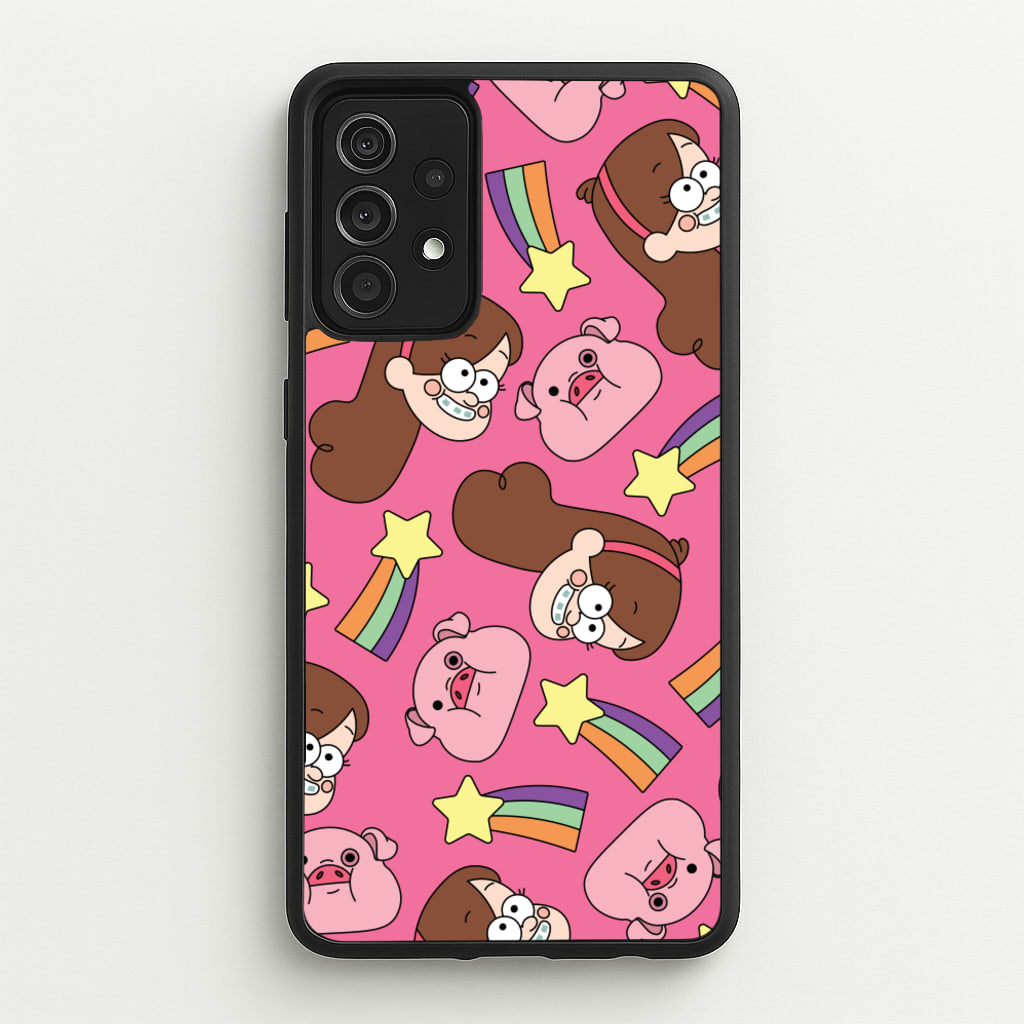 Mabel And Stars Pattern - Disney Phone Case for Galaxy A52 / A52s