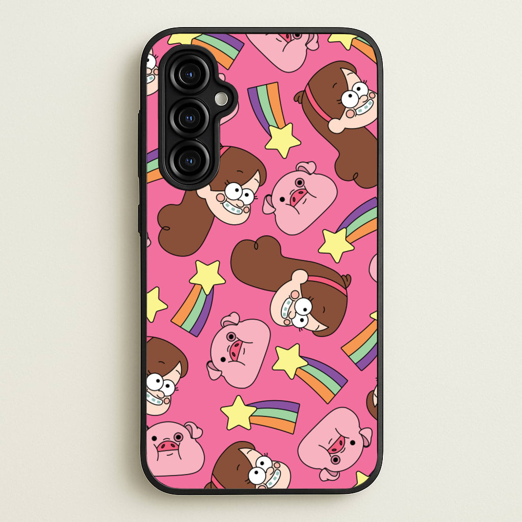 Mabel And Stars Pattern - Disney Phone Case for Galaxy A54