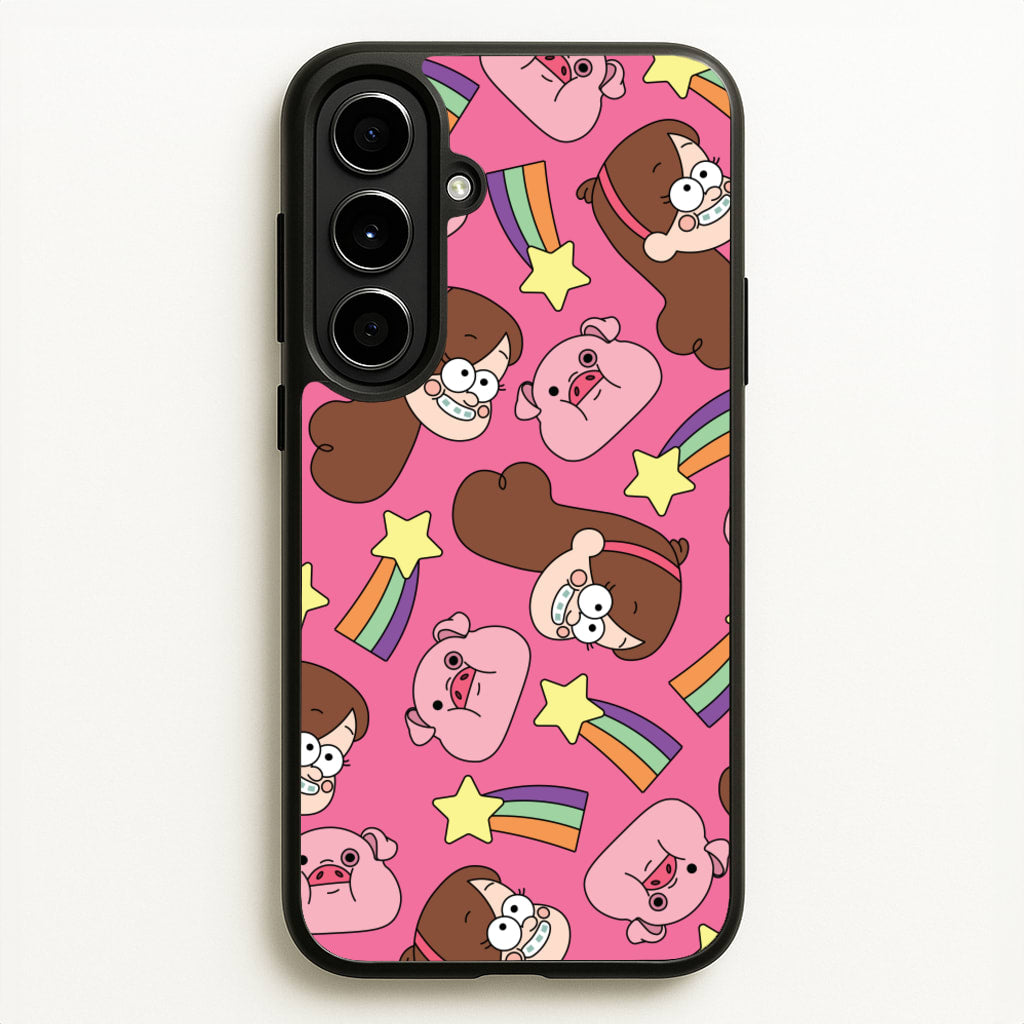 Mabel And Stars Pattern - Disney Phone Case for Galaxy A56