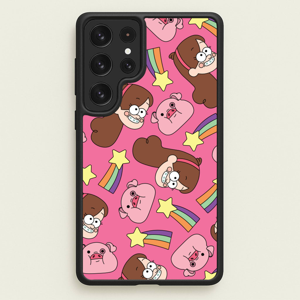 Mabel And Stars Pattern - Disney Phone Case for Galaxy S22 Ultra