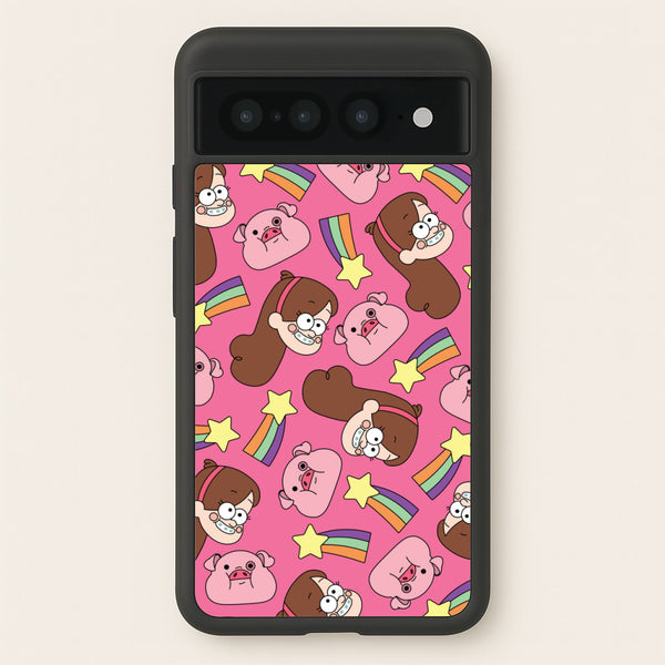 Mabel And Stars Pattern - Disney Phone Case for Google Pixel 7 Pro