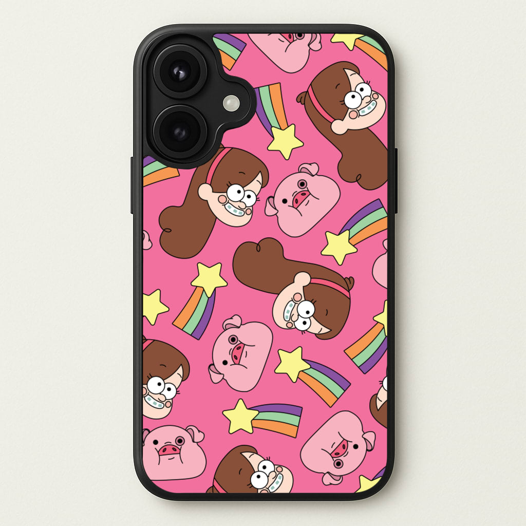Mabel And Stars Pattern Phone Case for iPhone 17