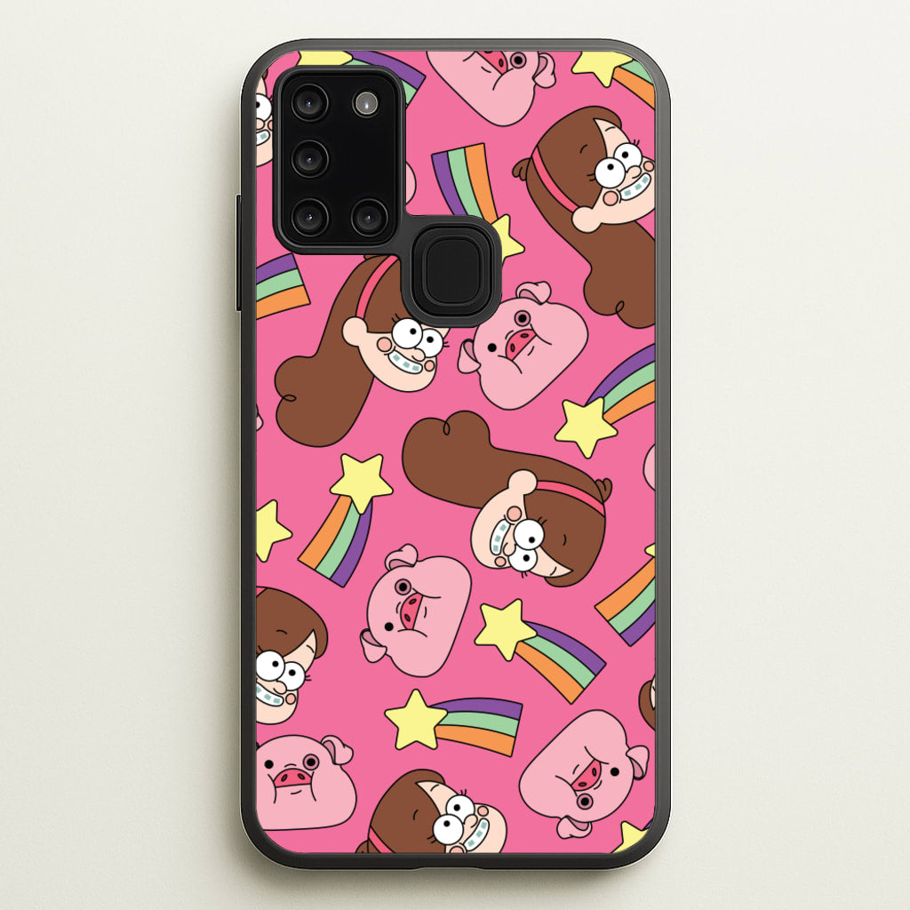 Mabel And Stars Pattern - Disney Phone Case for Galaxy A21s