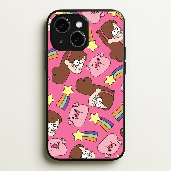 Mabel And Stars Pattern - Disney Phone Case for iPhone 15
