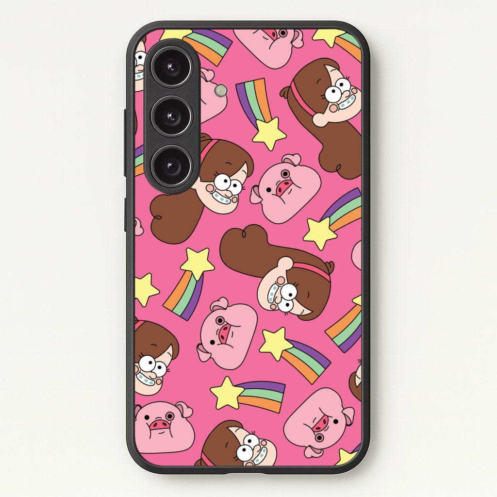 Mabel And Stars Pattern - Disney Phone Case for Galaxy S24FE