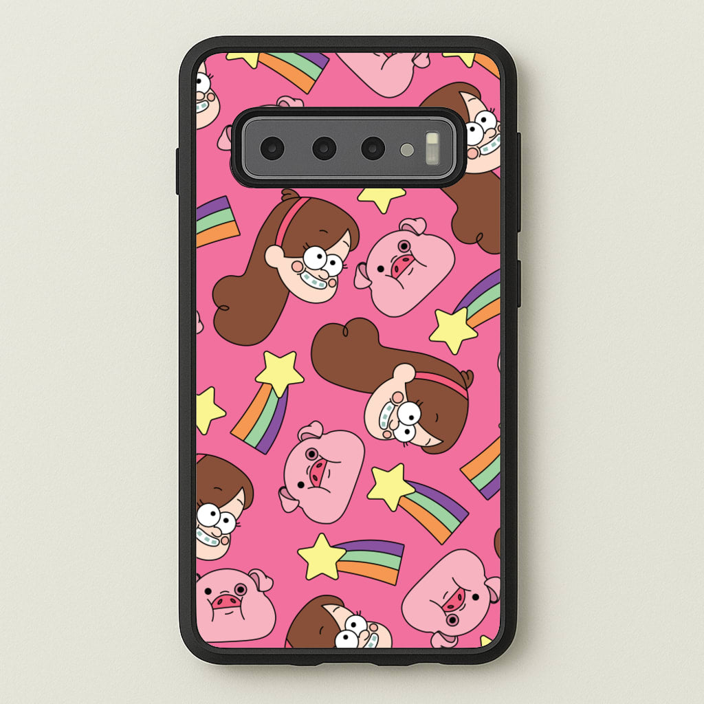 Mabel And Stars Pattern - Disney Phone Case for Galaxy S10 Plus