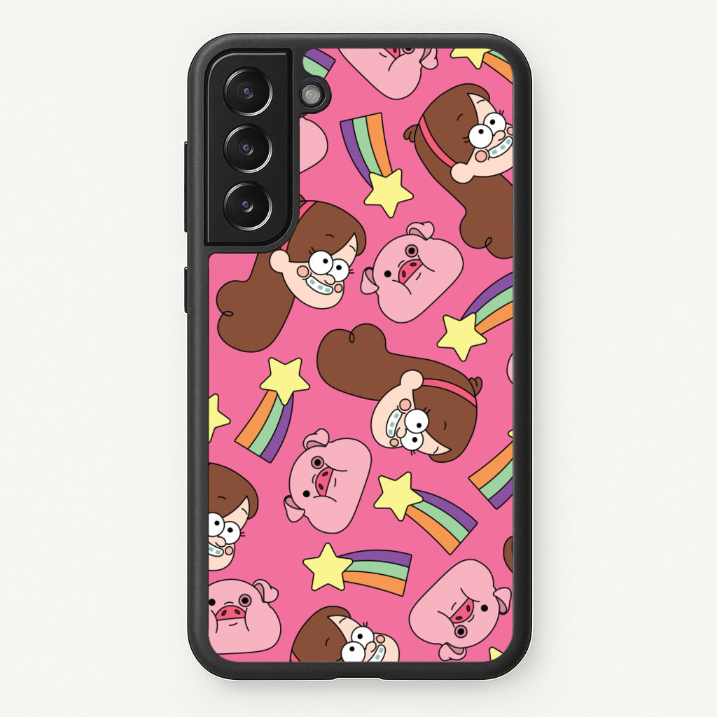 Mabel And Stars Pattern - Disney Phone Case for Galaxy S21