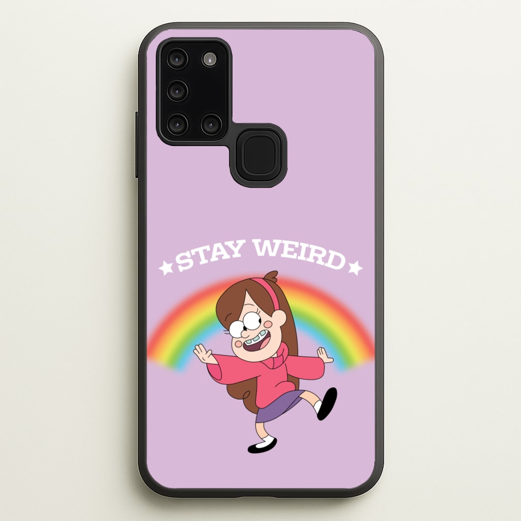 Stay Weird - Disney Phone Case for Galaxy A21s