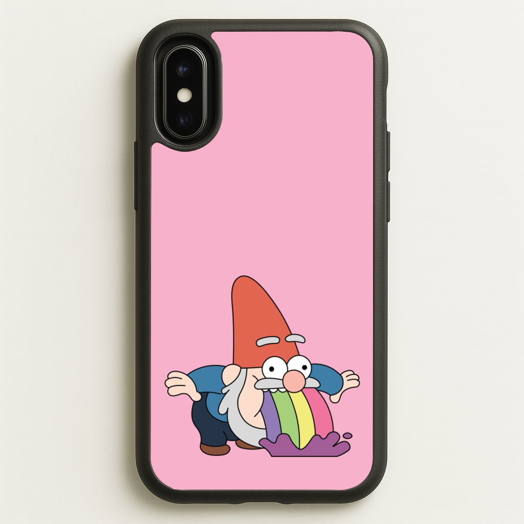 Garden Gnome Rainbow - Disney Phone Case for iPhone X / XS