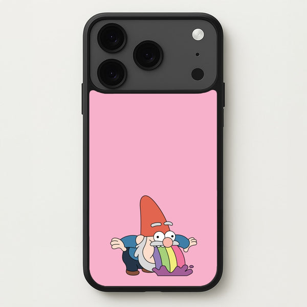 Garden Gnome Rainbow Phone Case for iPhone 17 Pro Max