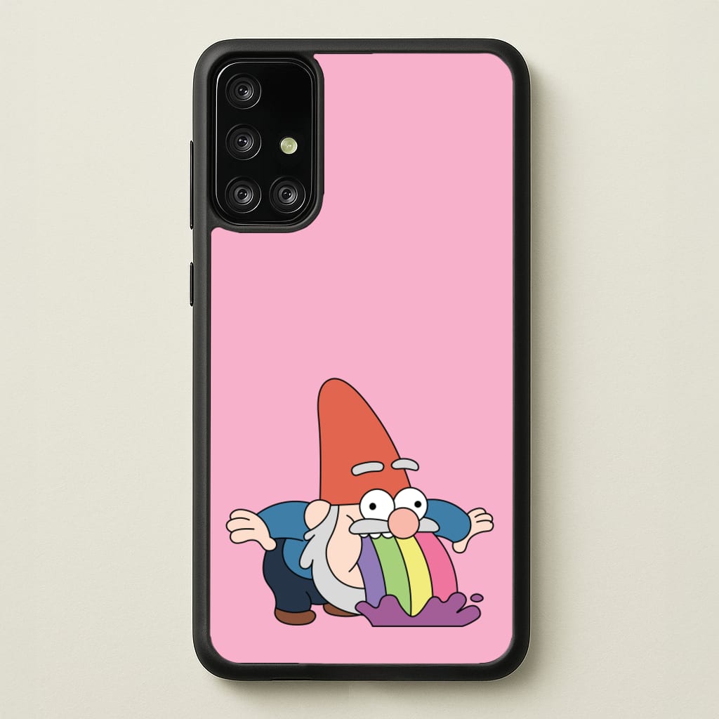 Garden Gnome Rainbow - Disney Phone Case for Galaxy A71