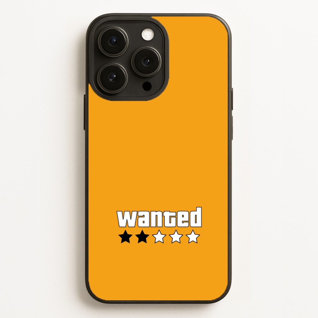 Wanted - Video Game - GTA Phone Case for iPhone 16 Pro Max