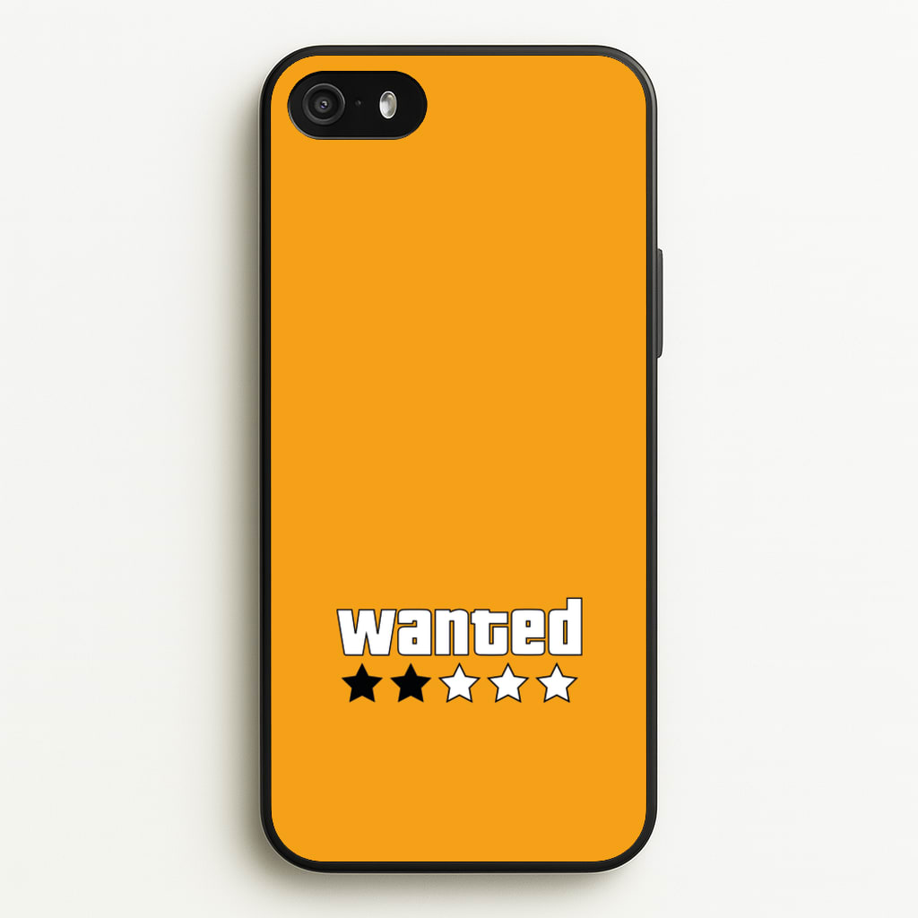 Wanted - Video Game - GTA Phone Case for iPhone 5 / 5s / SE 2016