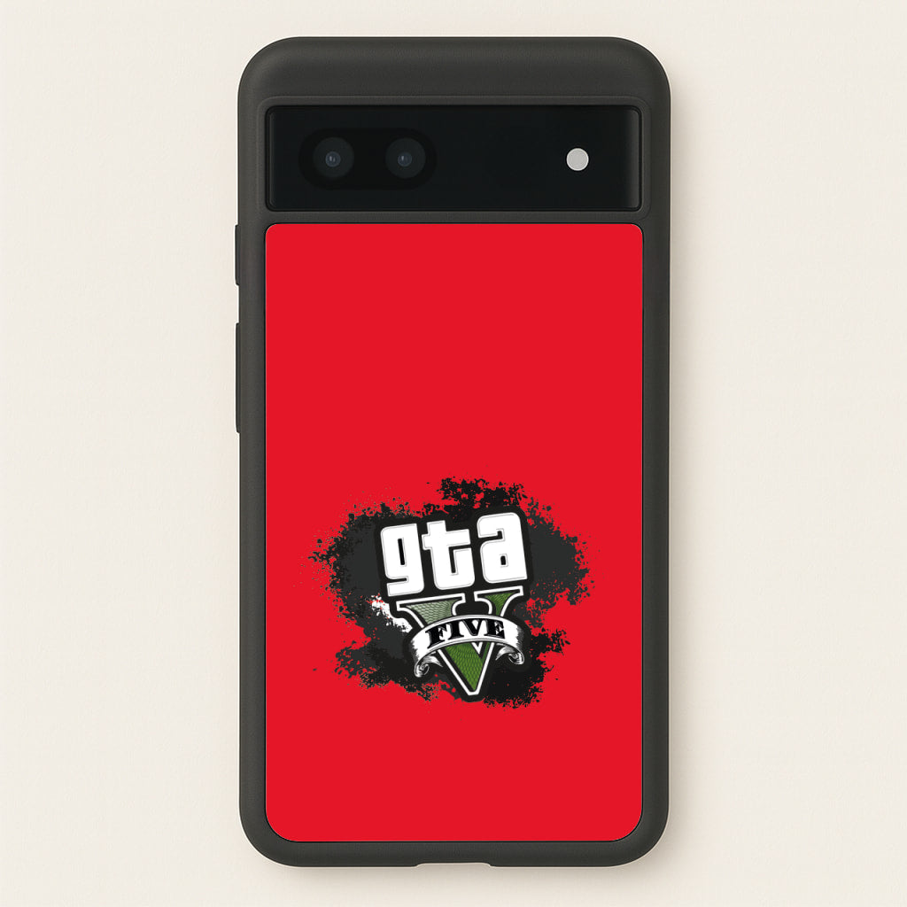 Five - Video Game - GTA Phone Case for Google Pixel 7a
