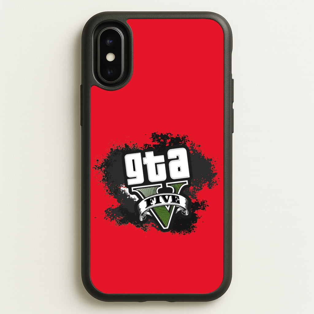Five - Video Game - GTA Phone Case for iPhone X / XS