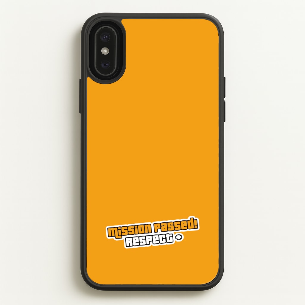 Respect - Video Game - GTA Phone Case for iPhone XS Max