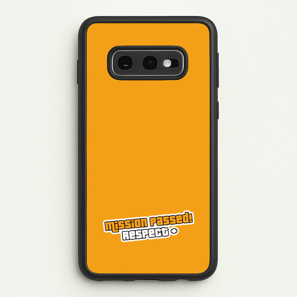Respect - Video Game - GTA Phone Case for Galaxy S10e