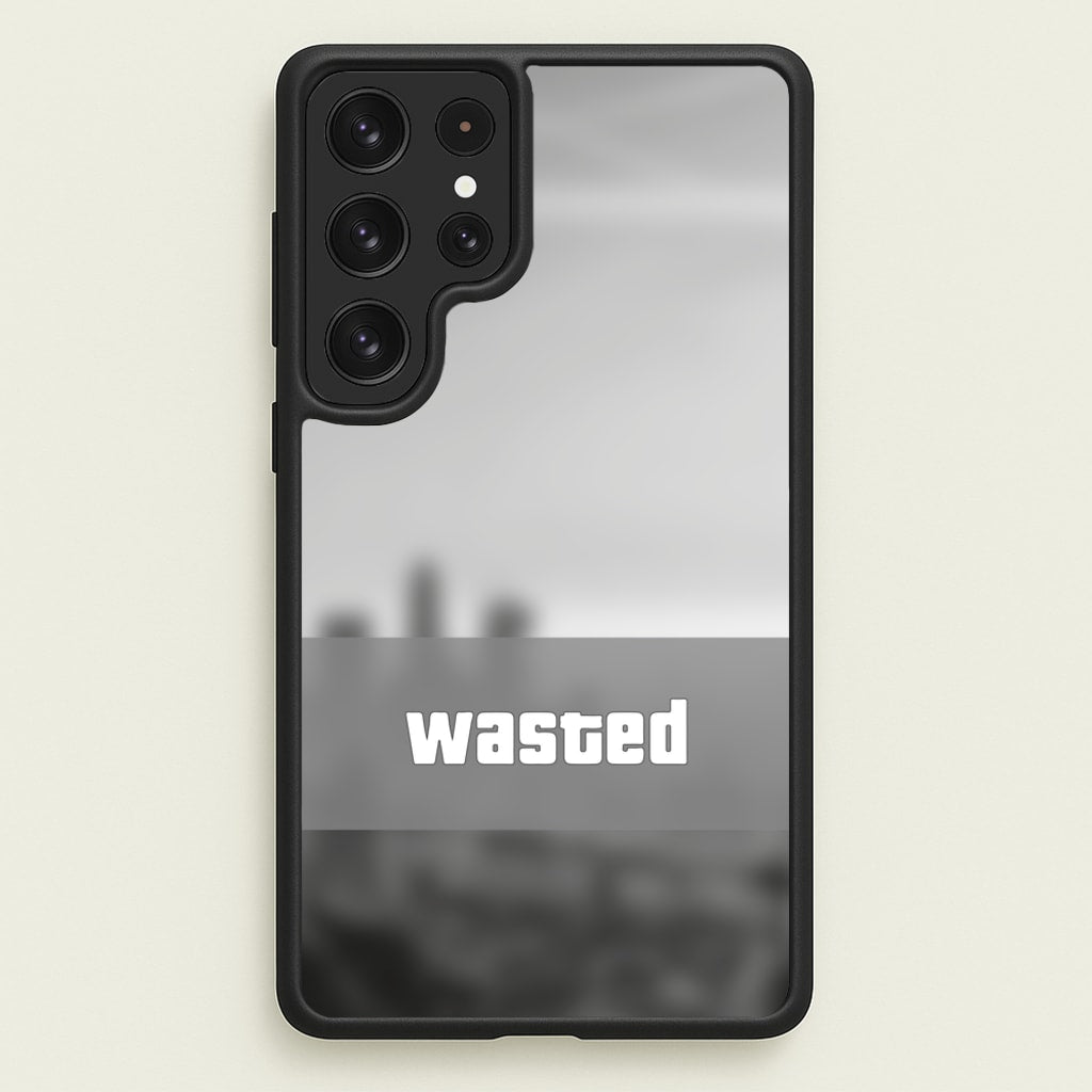 Wasted - Video Game - GTA Phone Case for Galaxy S22 Ultra