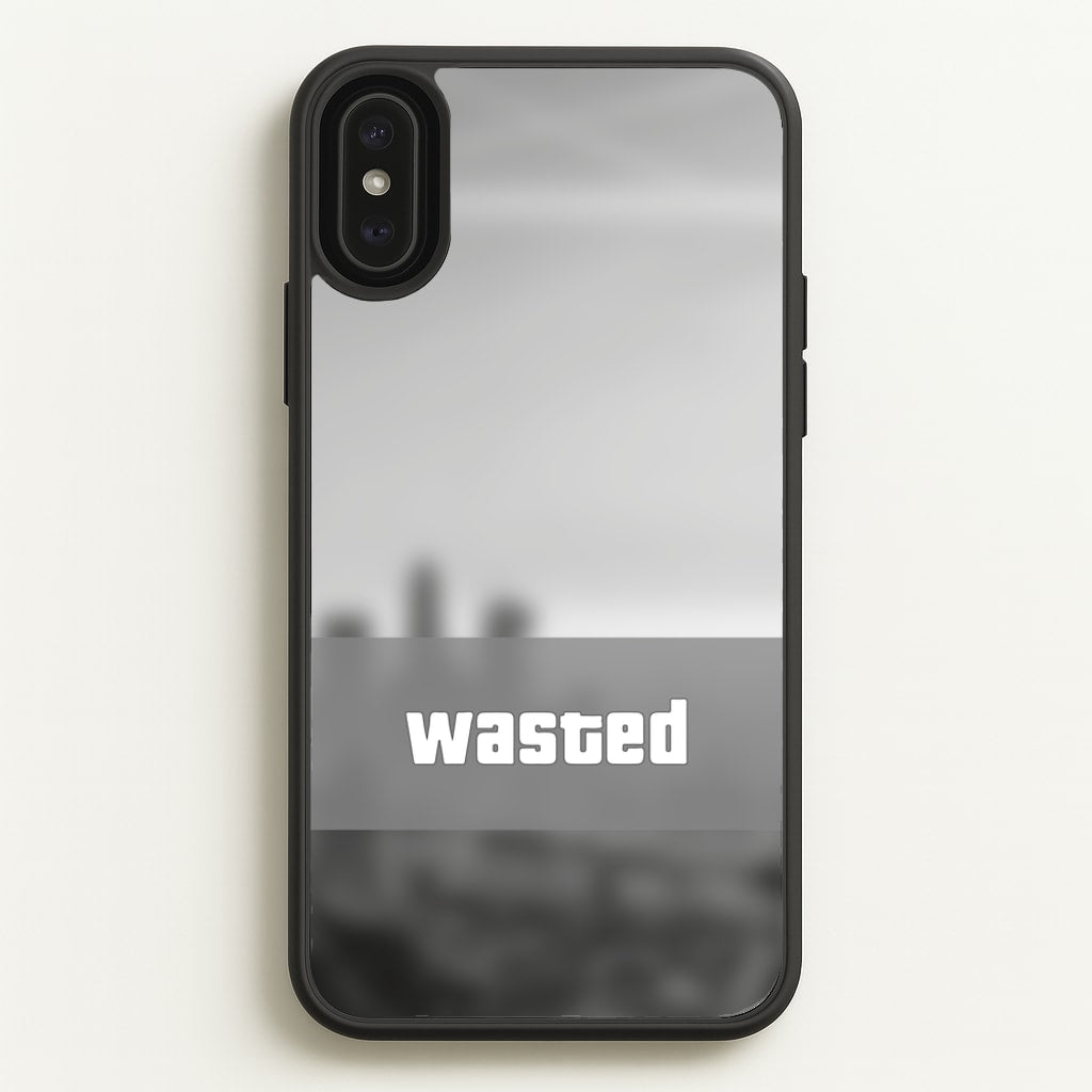 Wasted - Video Game - GTA Phone Case for iPhone XS Max