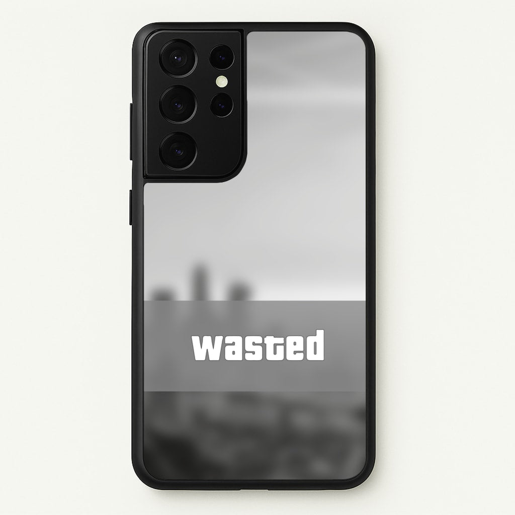 Wasted - Video Game - GTA Phone Case for Galaxy S21 Ultra