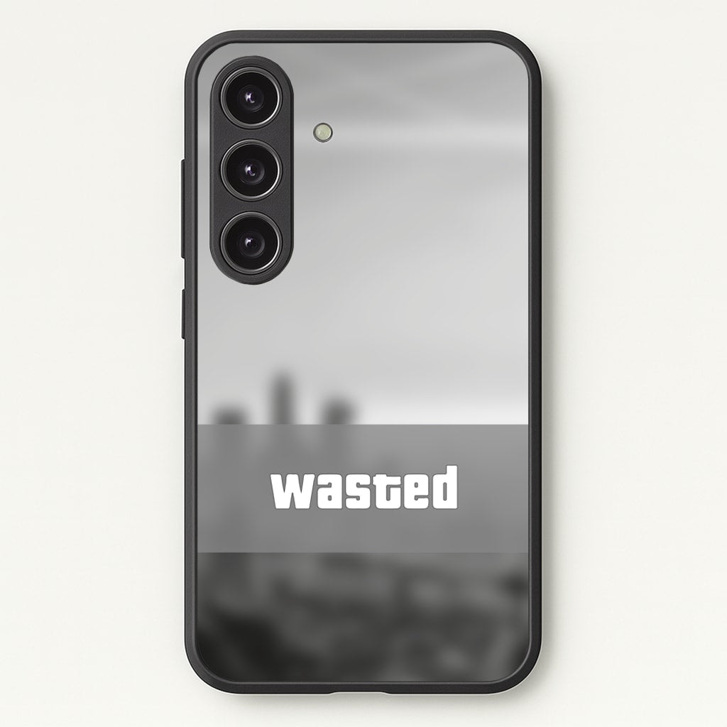 Wasted - Video Game - GTA Phone Case for Galaxy S24FE