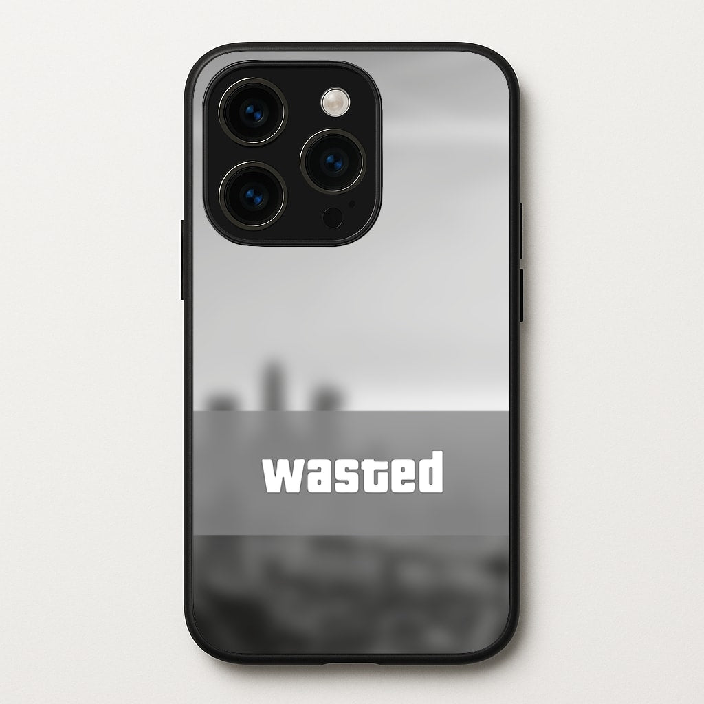 Wasted - Video Game - GTA Phone Case for iPhone 15 Pro