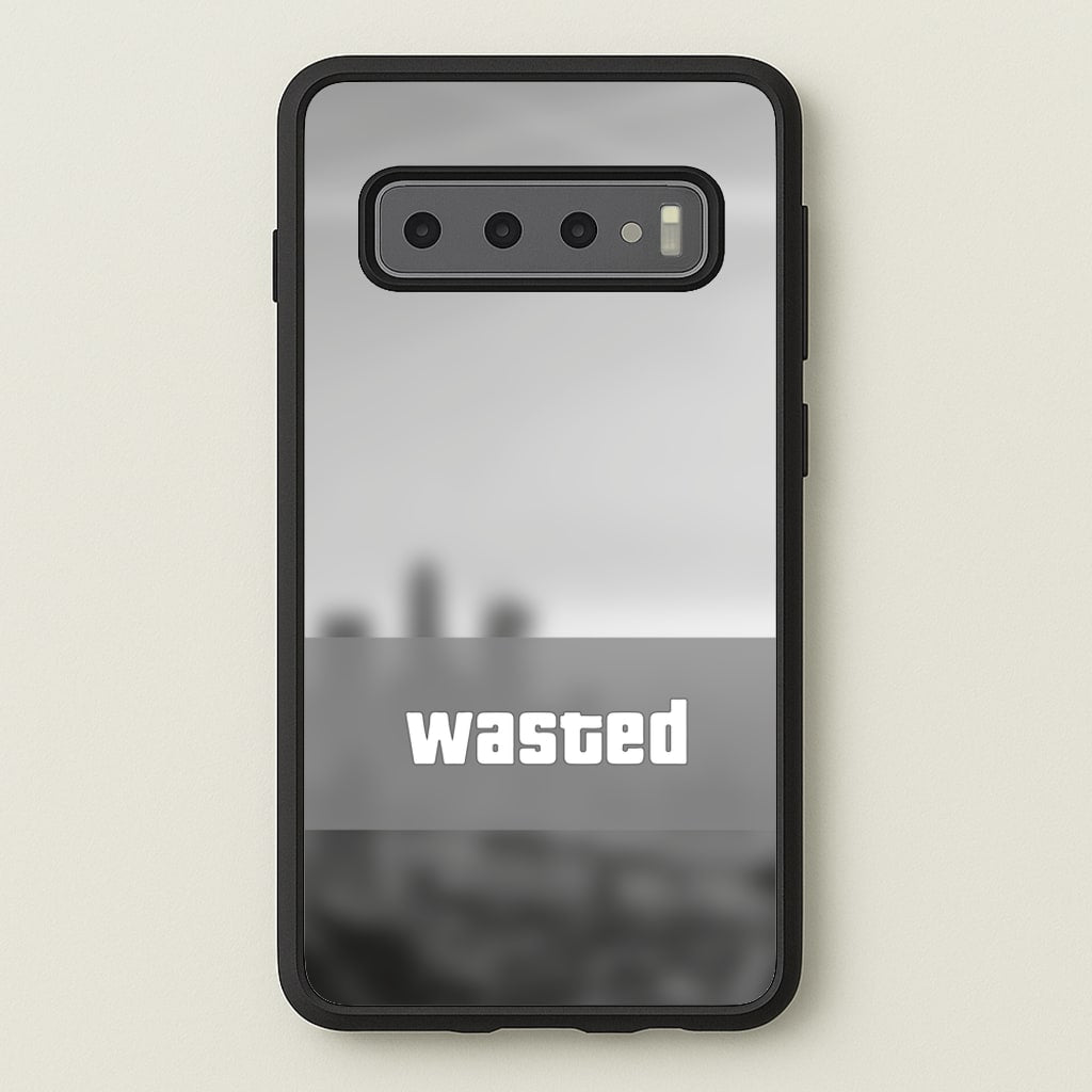Wasted - Video Game - GTA Phone Case for Galaxy S10 Plus