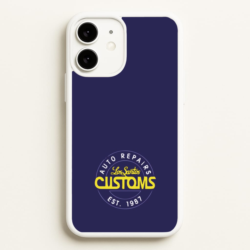 Los Santos Customs - Video Game - GTA Phone Case for iPhone 11