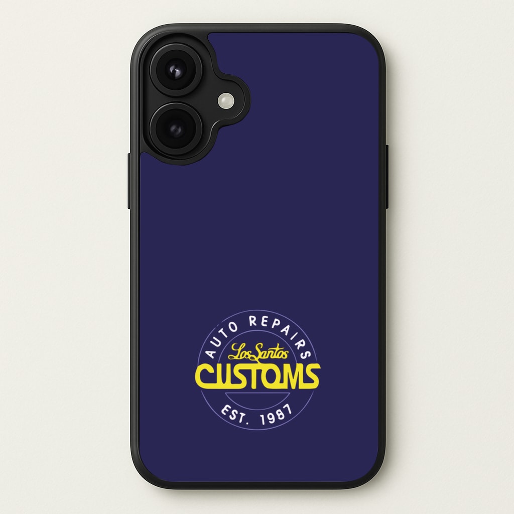 Los Santos Customs - Video Game Phone Case for iPhone 17