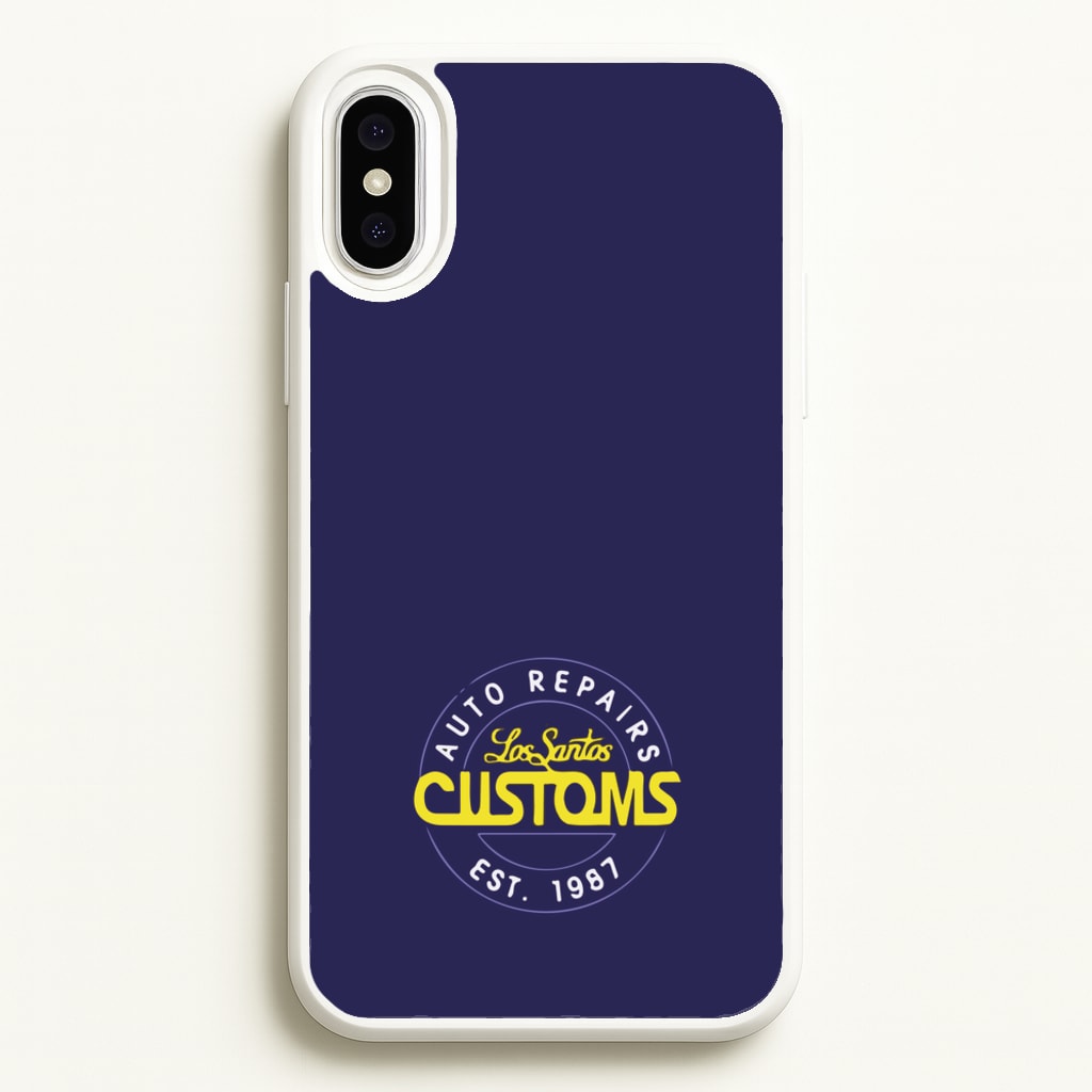Los Santos Customs - Video Game - GTA Phone Case for iPhone XS Max