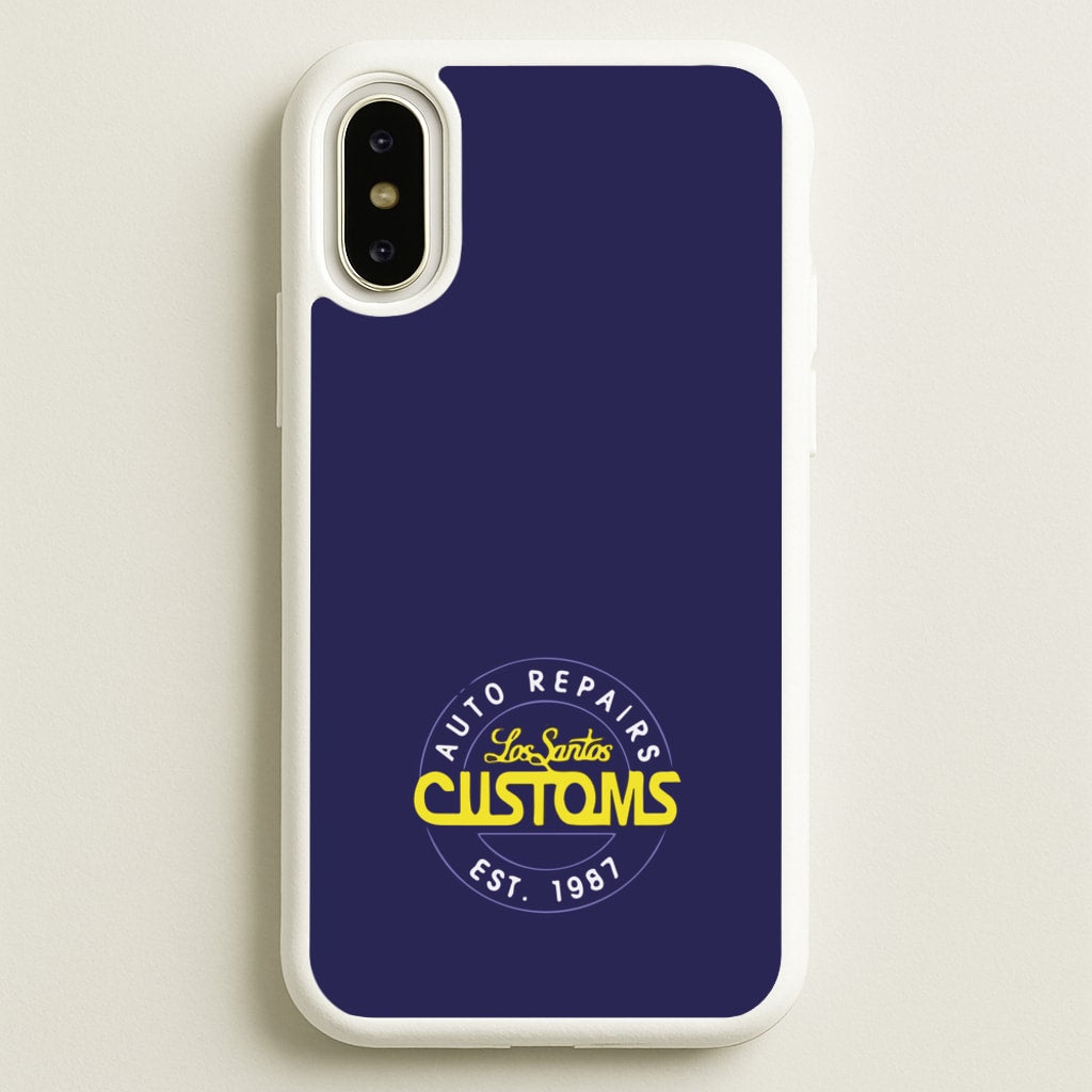 Los Santos Customs - Video Game - GTA Phone Case for iPhone X / XS