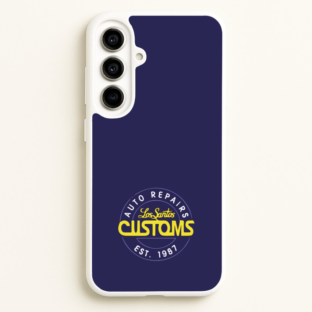 Los Santos Customs - Video Game - GTA Phone Case for Galaxy A56