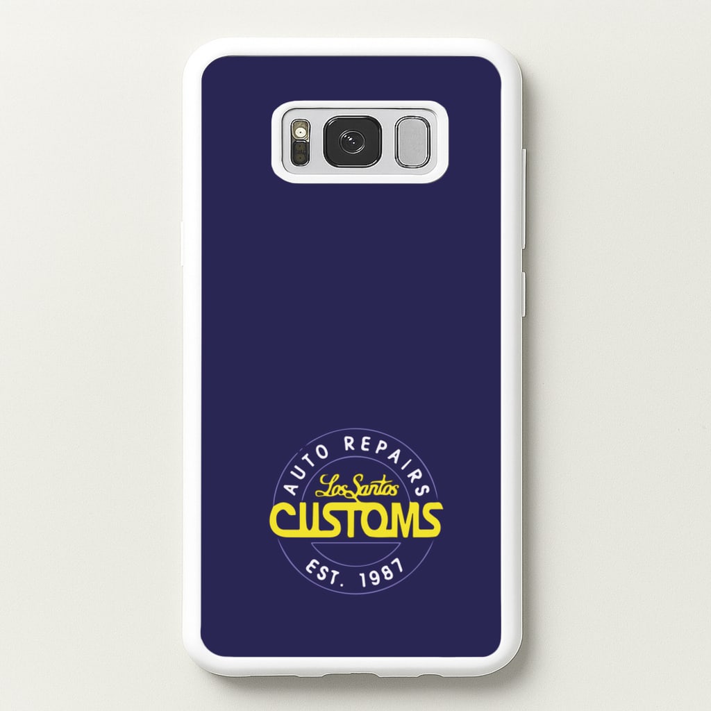 Los Santos Customs - Video Game - GTA Phone Case for Galaxy S8
