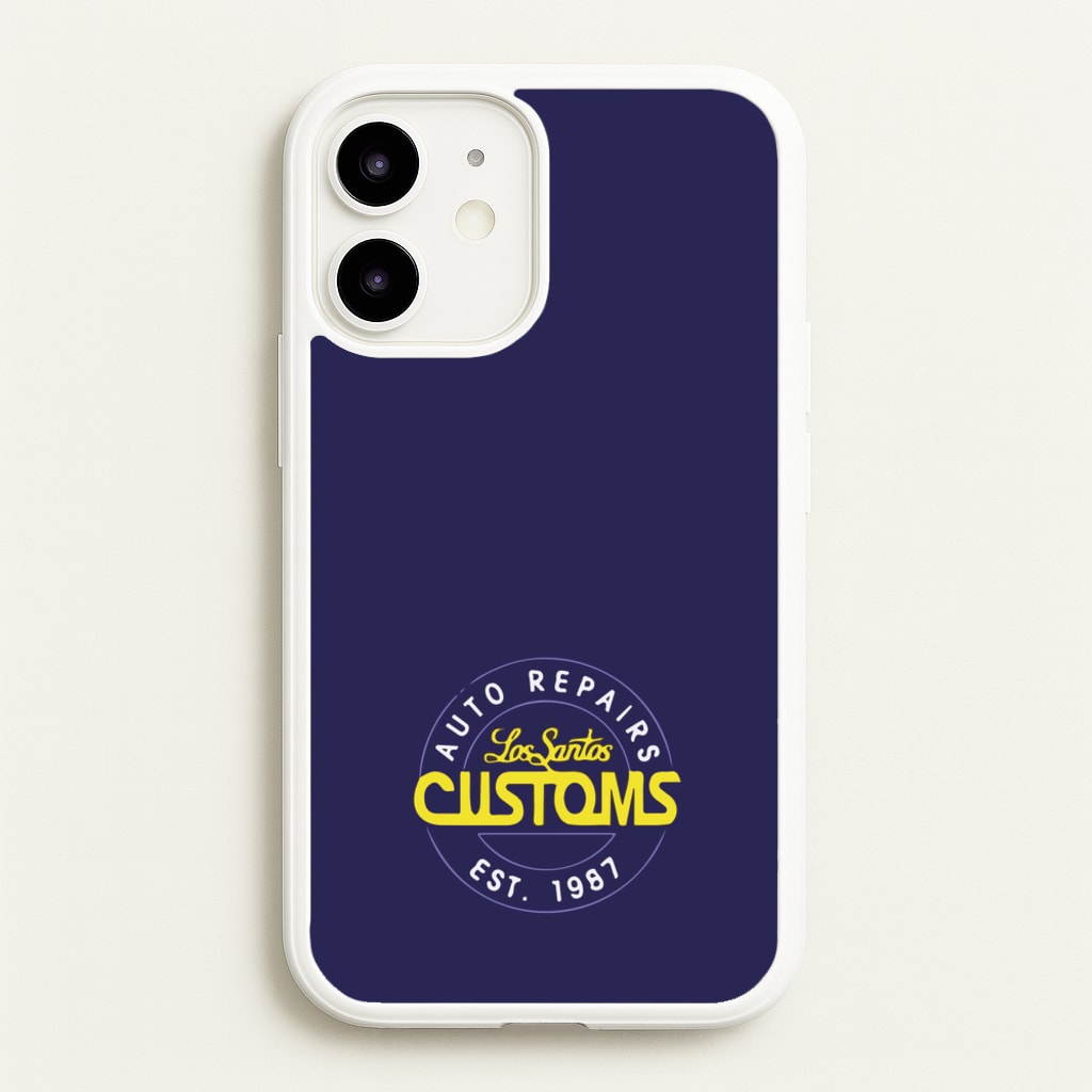 Los Santos Customs - Video Game - GTA Phone Case for iPhone 12 / 12 Pro
