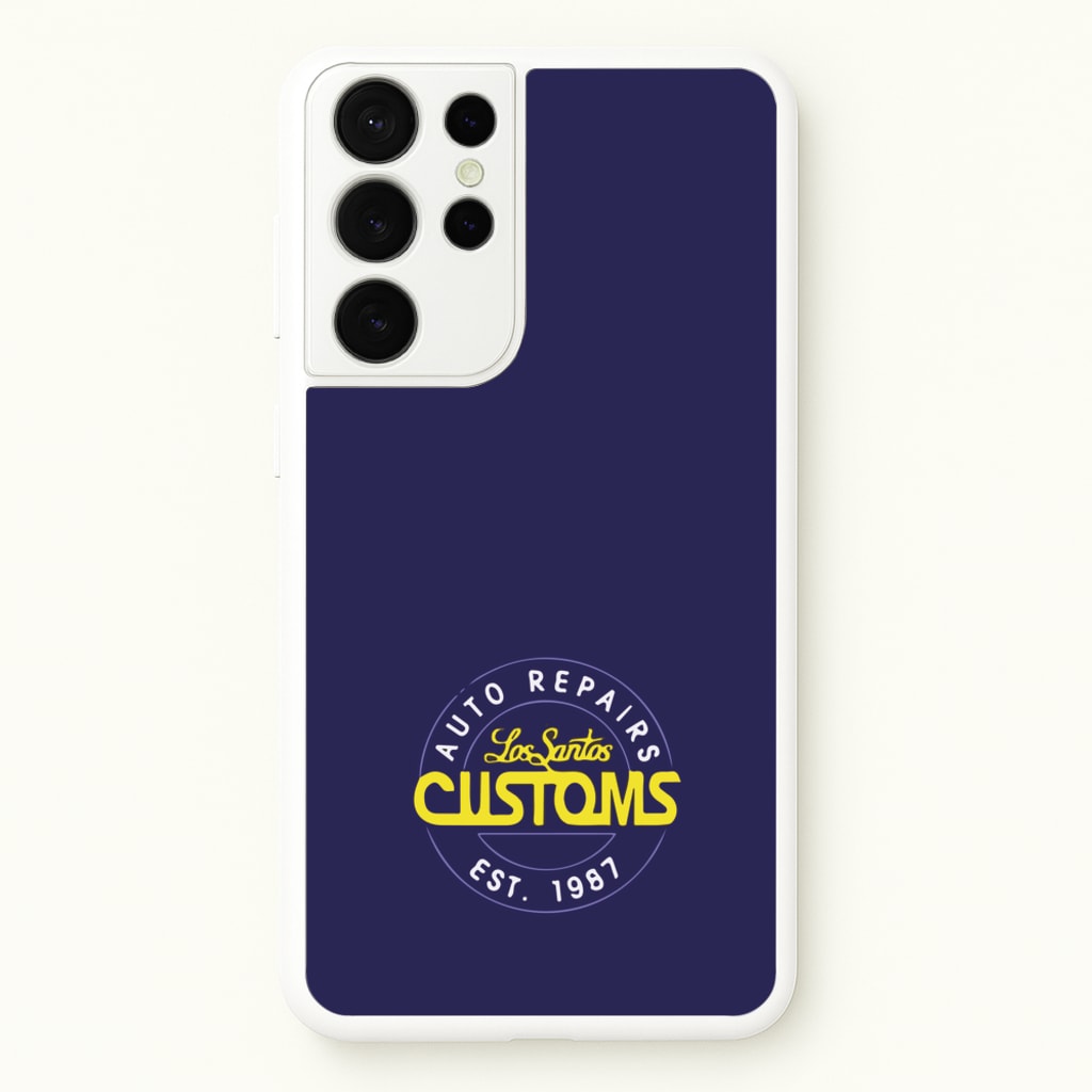Los Santos Customs - Video Game - GTA Phone Case for Galaxy S21 Ultra