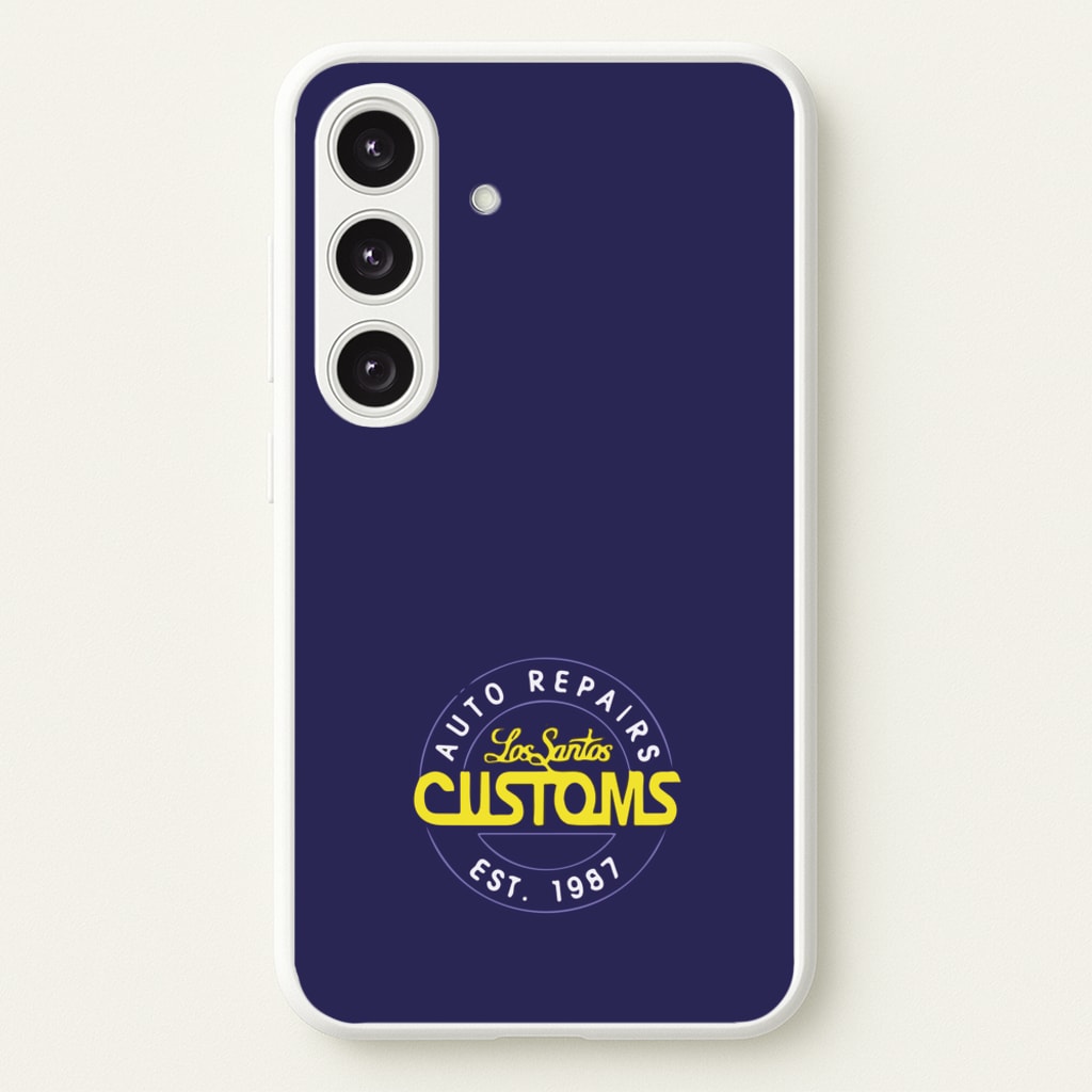 Los Santos Customs - Video Game - GTA Phone Case for Galaxy S25 Plus