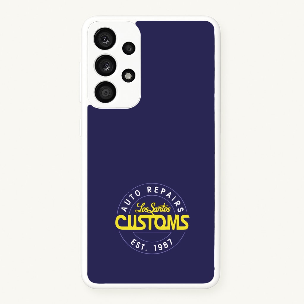 Los Santos Customs - Video Game - GTA Phone Case for Galaxy A53