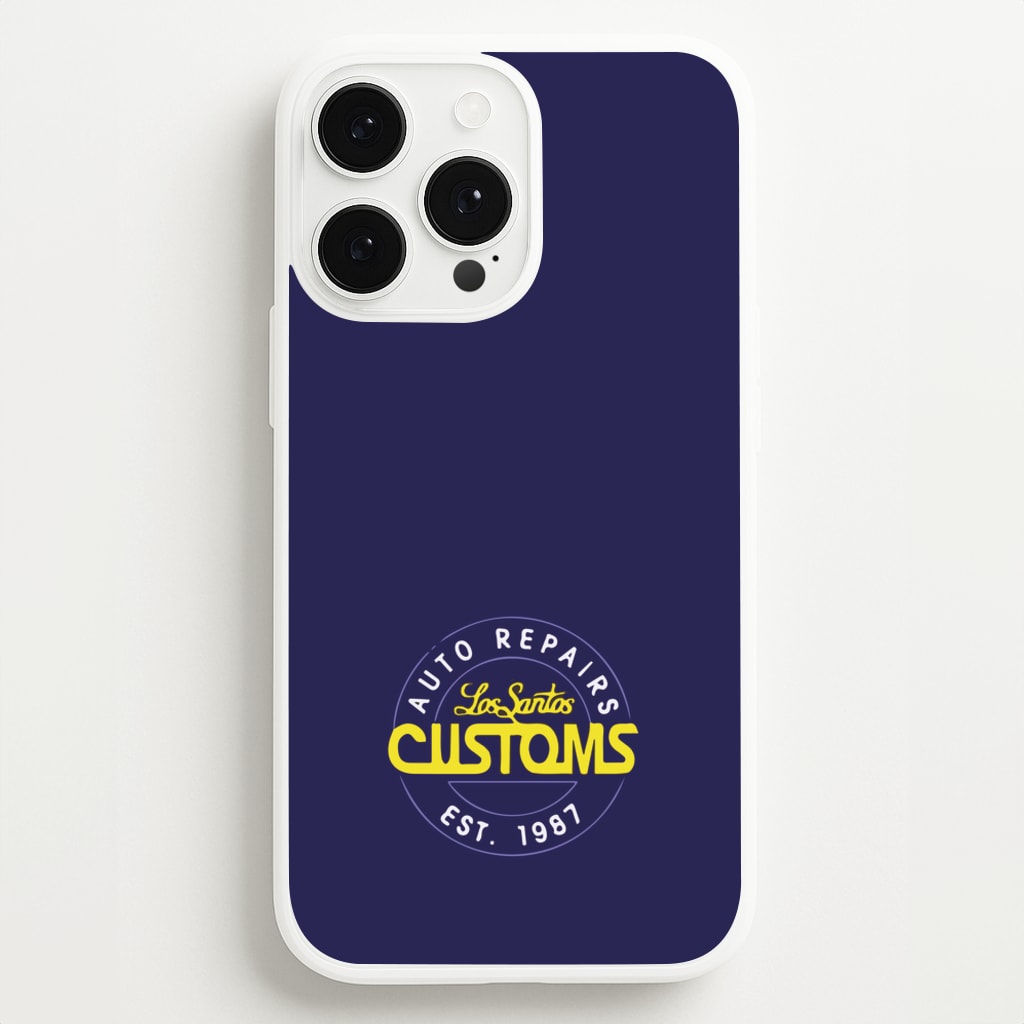 Los Santos Customs - Video Game - GTA Phone Case for iPhone 13 Pro Max