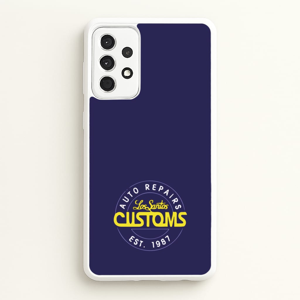 Los Santos Customs - Video Game - GTA Phone Case for Galaxy A52 / A52s