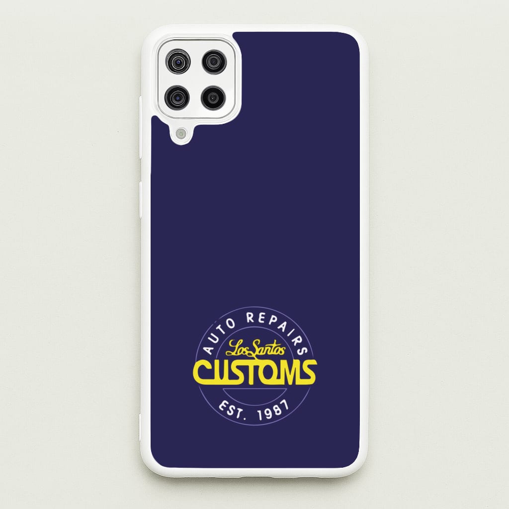 Los Santos Customs - Video Game - GTA Phone Case for Galaxy A12