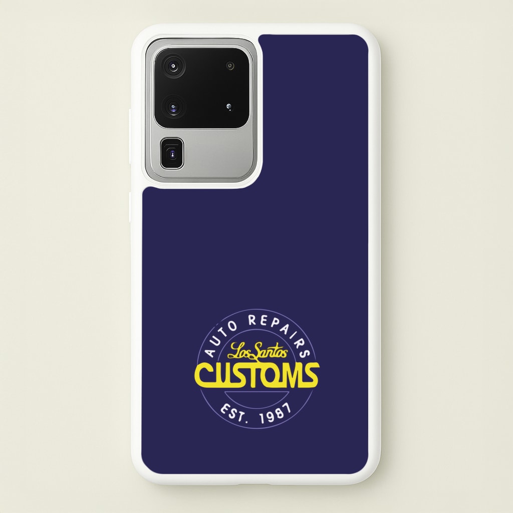 Los Santos Customs - Video Game - GTA Phone Case for Galaxy S20 Ultra