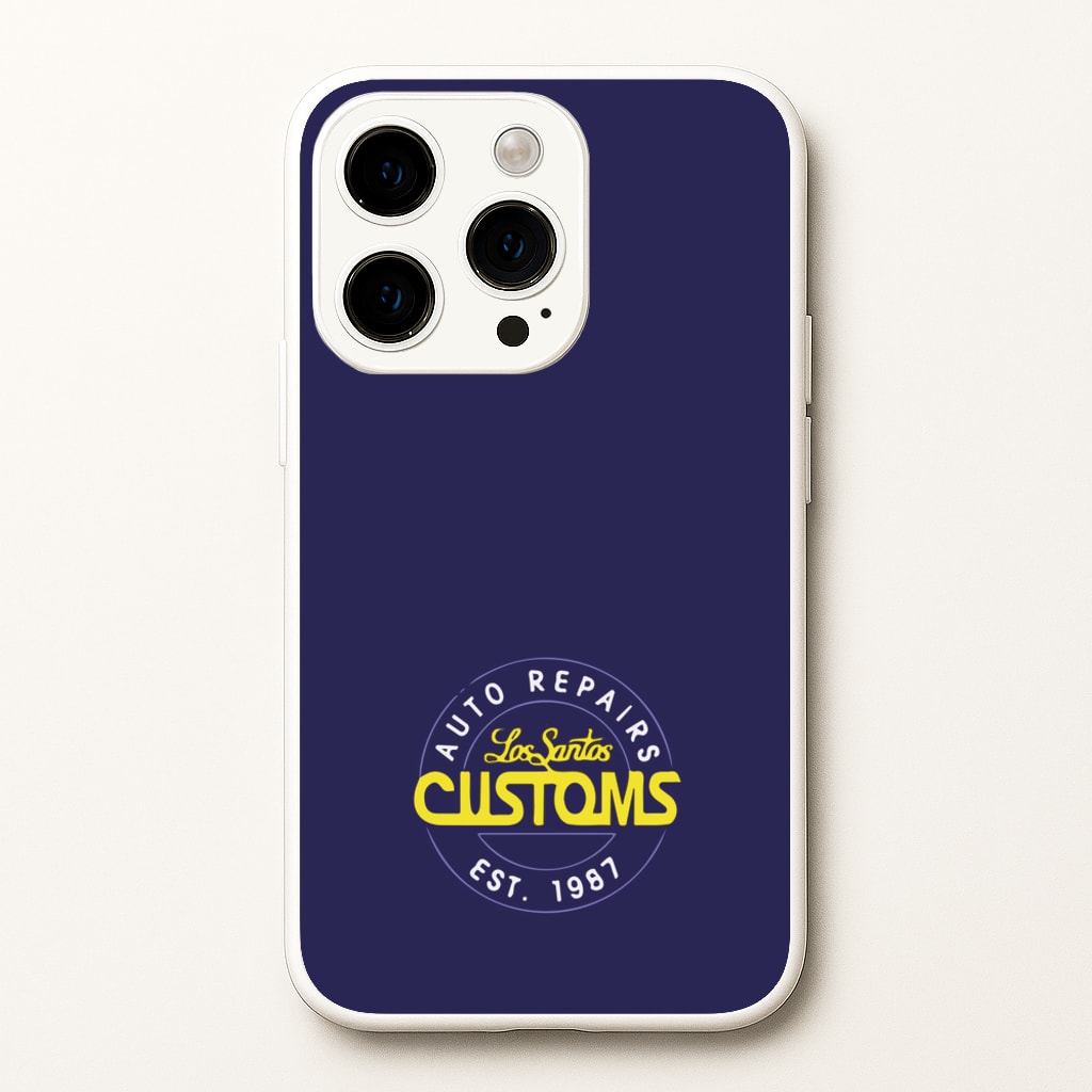 Los Santos Customs - Video Game - GTA Phone Case for iPhone 15 Pro Max