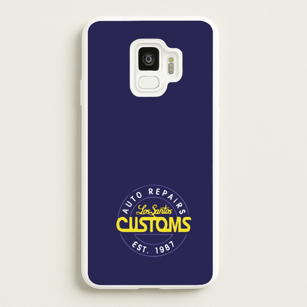 Los Santos Customs - Video Game - GTA Phone Case for Galaxy S9