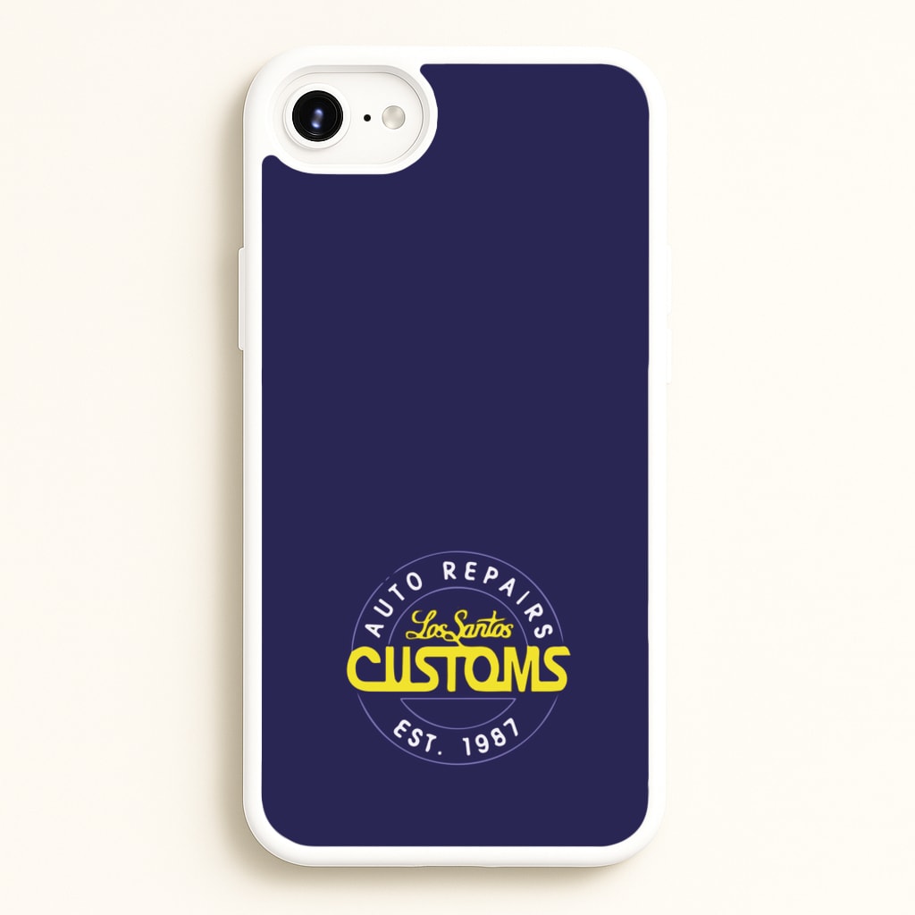 Los Santos Customs - Video Game - GTA Phone Case for iPhone 6 / 7 / 8 / SE
