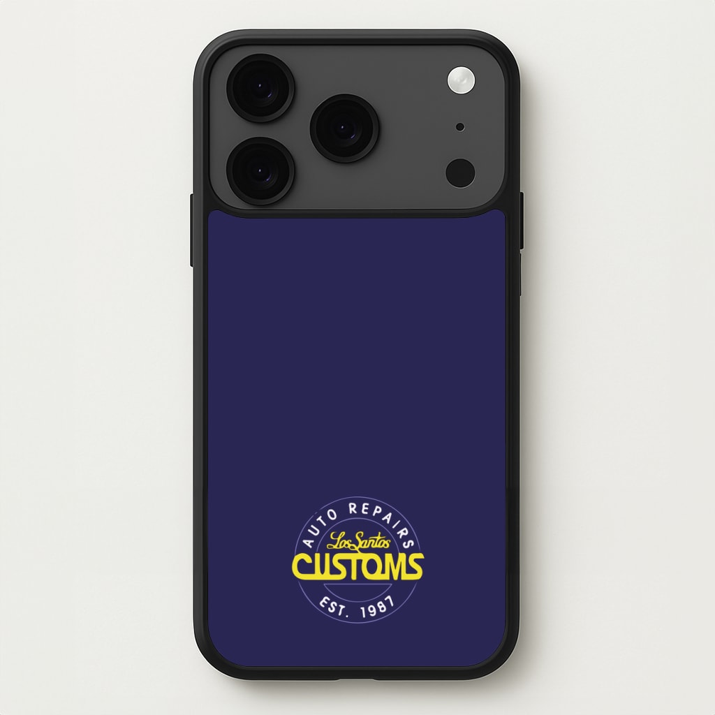 Los Santos Customs - Video Game Phone Case for iPhone 17 Pro