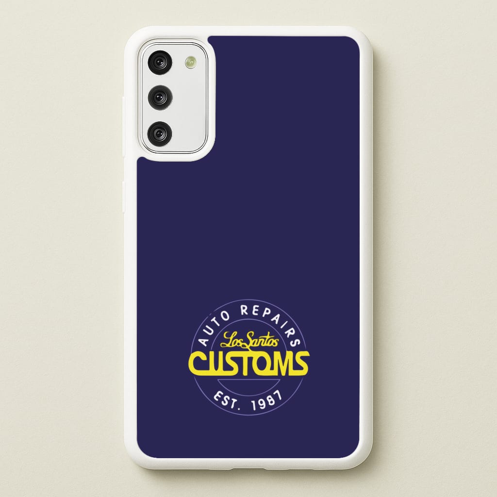Los Santos Customs - Video Game - GTA Phone Case for Galaxy S20