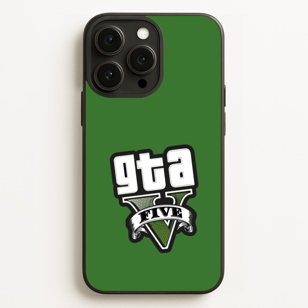 Green Five - Video Game - GTA Phone Case for iPhone 16 Pro Max