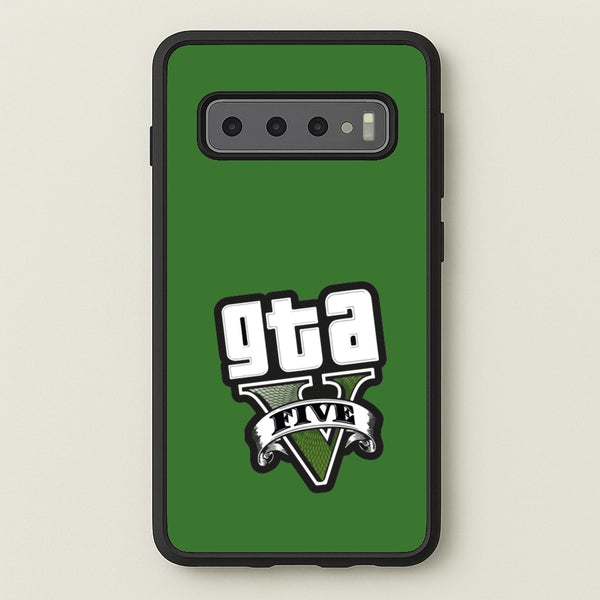 Green Five - Video Game - GTA Phone Case for Galaxy S10