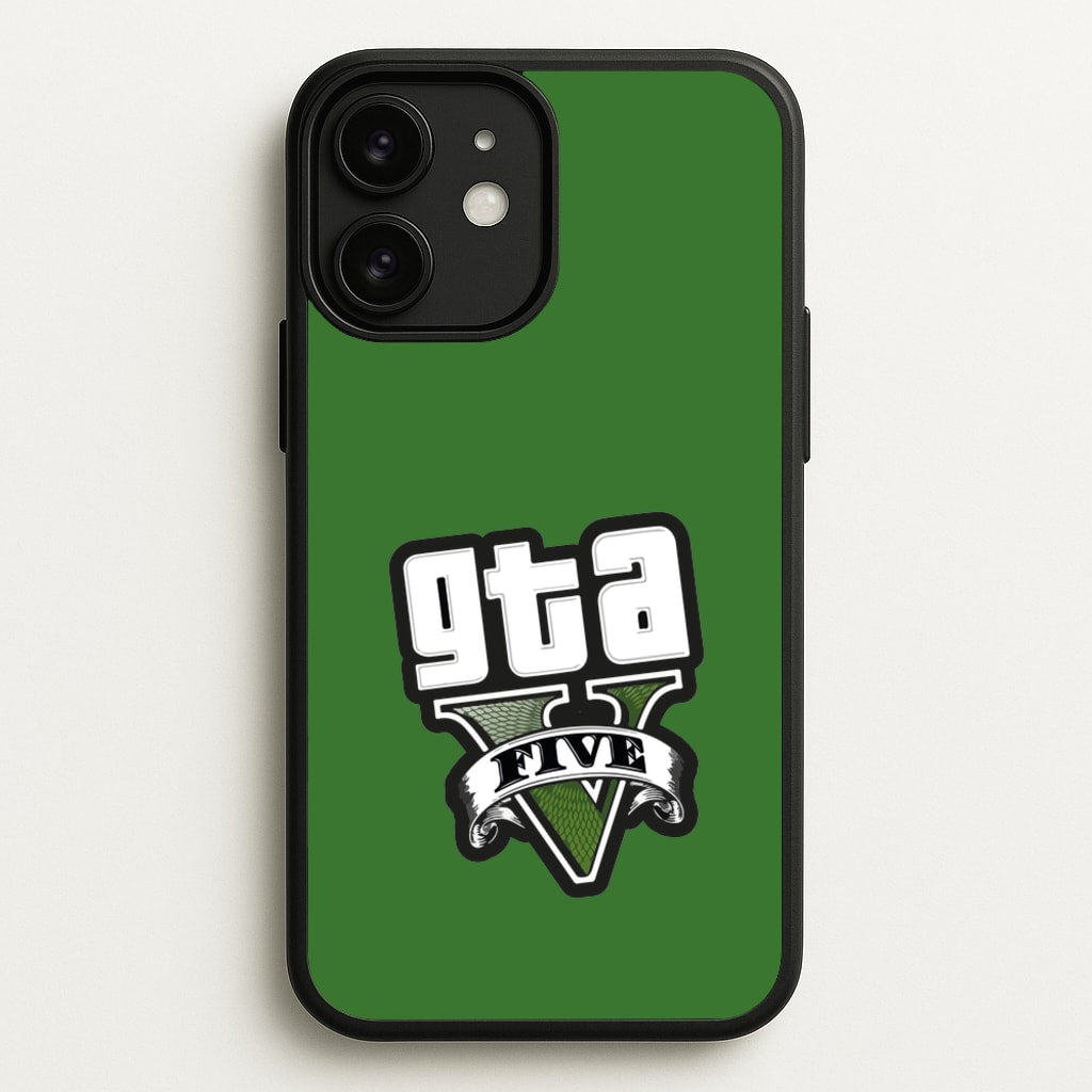 Green Five - Video Game - GTA Phone Case for iPhone 11