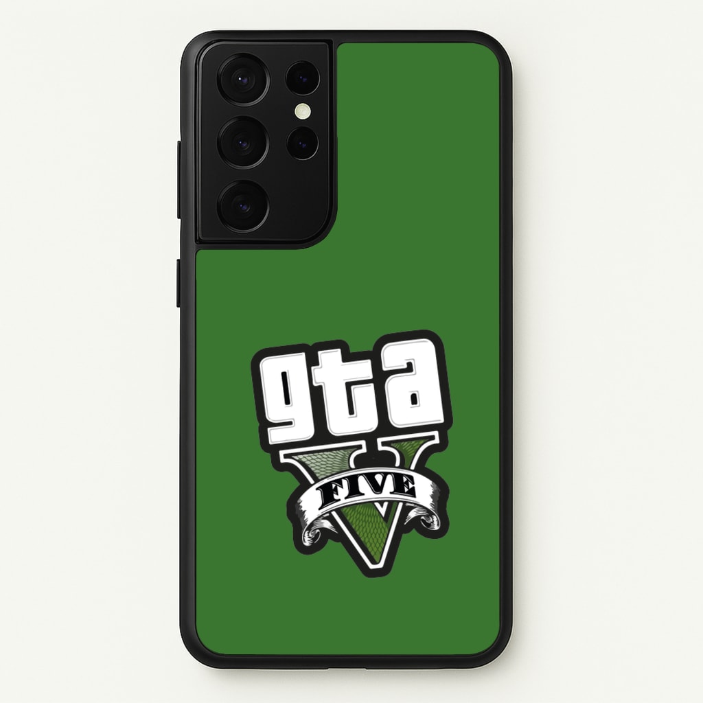 Green Five - Video Game - GTA Phone Case for Galaxy S21 Ultra